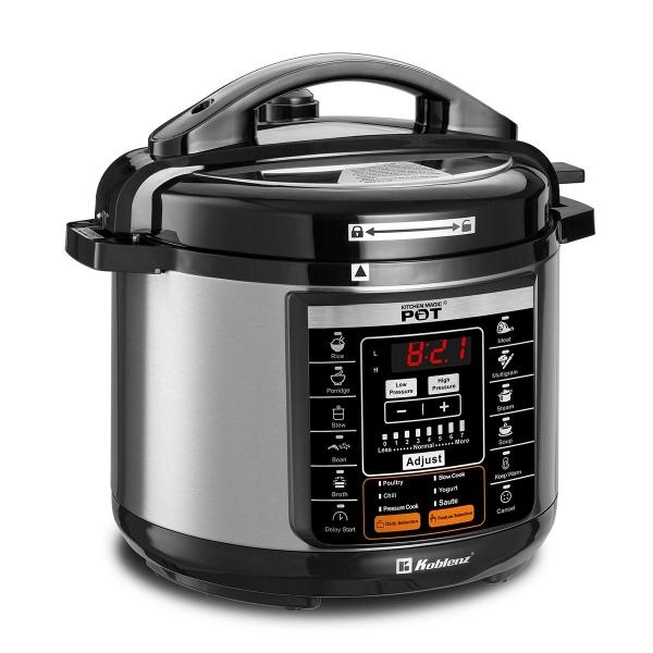 MULTIOLLA KITCHEN MAGIC POT KOBLENZ 8 L NEGRA/ACERO INOX