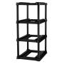 ESTANTE 4 NIVELES PARA CAJA NEGRO
