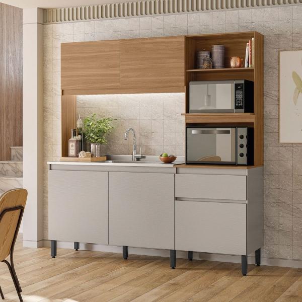 Cocina Integral Madik 183cm Color Amaranto