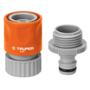 CONECTOR 3/4" RÁPIDO DE ABS MANGUERA-ACC, SISTEMA CLICK, TRUPER
