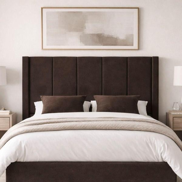CABECERA QUEEN SIZE DICASA NIZZA COLOR CHOCOLATE