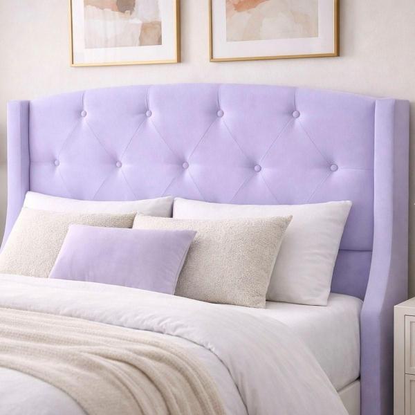 CABECERA QUEEN SIZE DICASA ZEFYR COLOR LILA