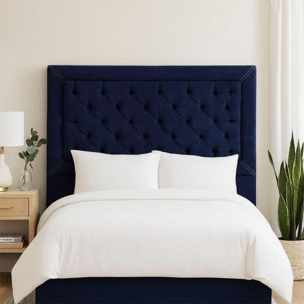 CABECERA QUEEN SIZE DICASA MARY AZUL