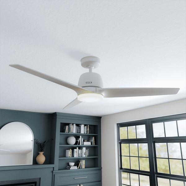 Ventilador de techo Malden Blanco Mate 52 pulgadas