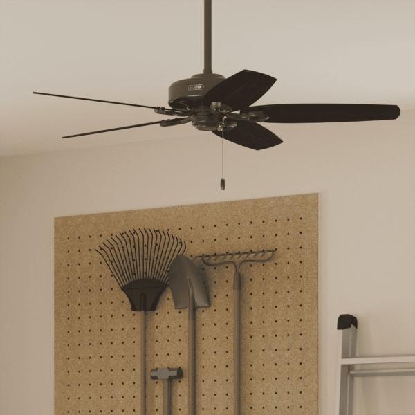 Ventilador de techo Builder Elite Negro Mate 52 pulgadas