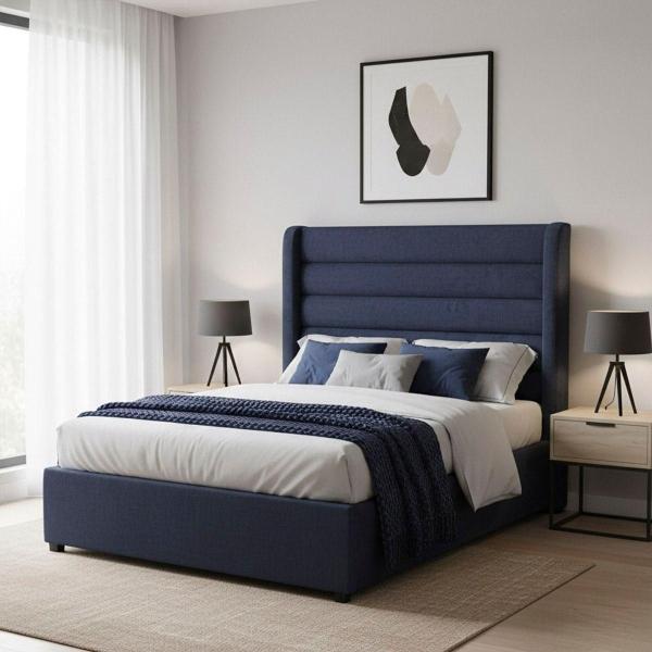 CABECERA KING SIZE DICASA POLAR COLOR AZUL