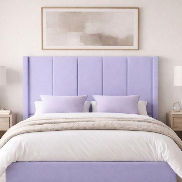CABECERA KING SIZE DICASA NIZZA COLOR LILA