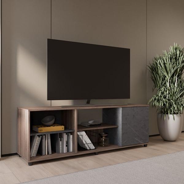 M02059MT-MLON MESA TV STONE MARCA MADERKIT PARA TV HASTA 70"