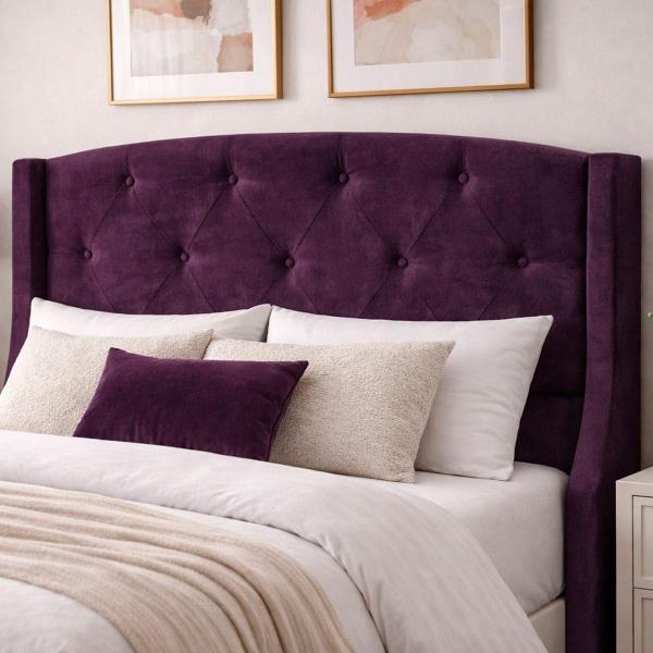 CABECERA INDIVIDUAL DICASA ZEFYR COLOR MORADO