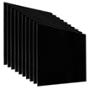 PACK DE 10 LÁMINAS DE ACRÍLICO COLOR NEGRO 40X40