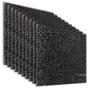 PACK DE 10 LÁMINAS DE ACRÍLICO GLITTER NEGRO 40X40
