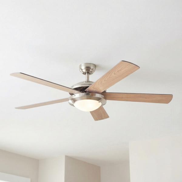 VENTILADOR DE TECHO COMET 52" NÍQUEL