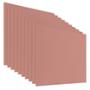 PACK DE 10 LÁMINAS DE ACRÍLICO COLOR PASTEL CORAL 40X40