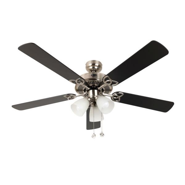 VENTILADOR DE TECHO VINTAGE 52" NÍQUEL
