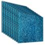 PACK DE 10 LÁMINAS DE ACRÍLICO GLITTER AZUL 40X40