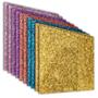PACK 10 LÁMINAS ACRÍLICO COL. GLITTER, ROSA, MORADO, ROJO, AZUL, DORADO (2 PZS C/UNO)