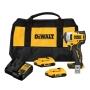 KIT ATOMIC ATORNILLADOR DE IMPACTO COMPACTO 1/4" 20V MAX BRUSHLESS
