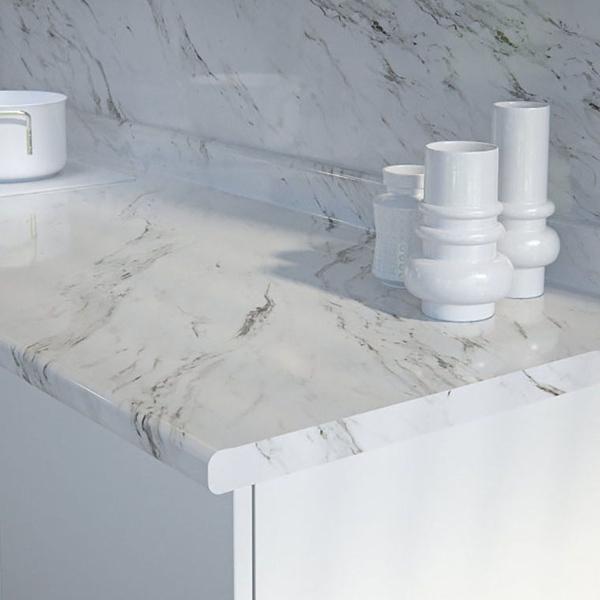 CUBIERTA BASIK 3MTS CALCUTTA MARBLE KOBER