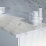 CUBIERTA BASIK 3MTS CALCUTTA MARBLE KOBER