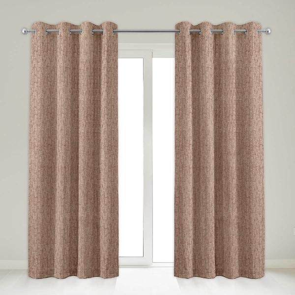 cortina jacquard billie beige 134x213cm