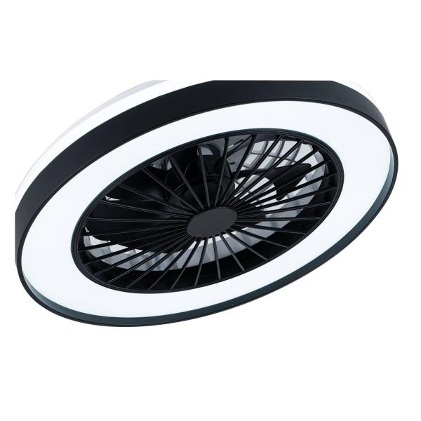 VENTILADOR DE TECHO FANDELIER LED INTEGRADO NEGRO NEO