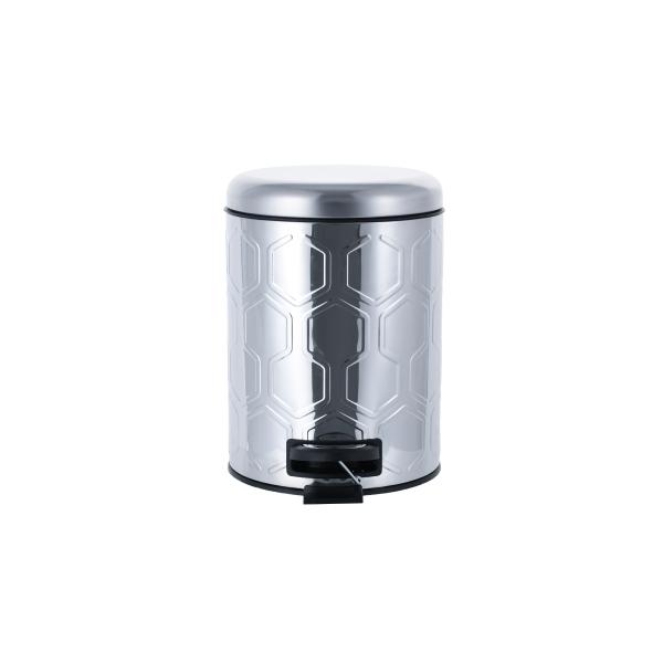 BOTE DE BASURA 5L CROMO