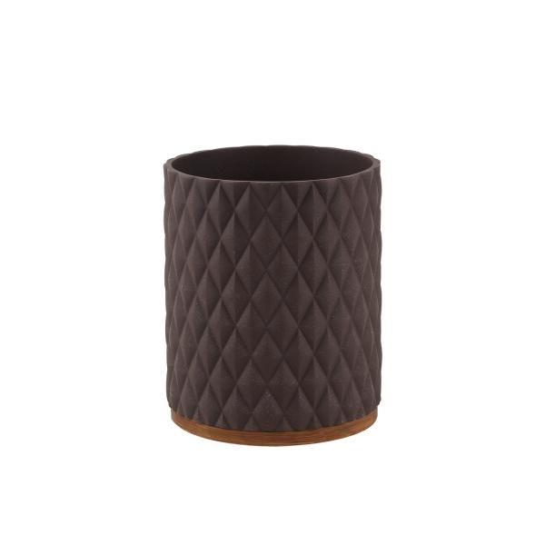 BOTE DE BASURA 6L DIAMOND CAFÉ