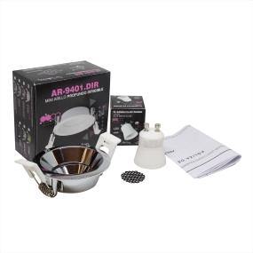 KIT DE LÁMPARA MINI GU10 LED 4.9W LUZ CÁLIDA 2700 K