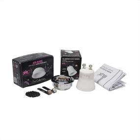 KIT DE LÁMPARA MINI GU10 LED 4.9W LUZ CÁLIDA 3000 K 36 GRADOS