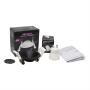 KIT DE LÁMPARA MINI GU10 LED 4.9W LUZ CÁLIDA 2700 K 36 GRADOS NEGRO