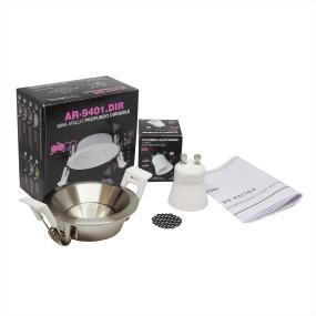 KIT DE LÁMPARA MINI GU10 LED 4.9W LUZ CÁLIDA 2700 K 36 GRADOS