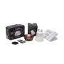 KIT DE LÁMPARA MINI GU10 LED 4.9W LUZ CÁLIDA 3000 K 36 GRADOS BRONCE ROJO
