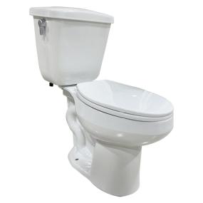 SANITARIO DE DOS PIEZAS KENZO ALARGADO 4.8 L BLANCO AHORRADOR