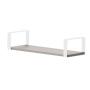 REPISA STRONG HOLD CUBO 20X60 CM COLOR BLANCO / MADERA GINGER