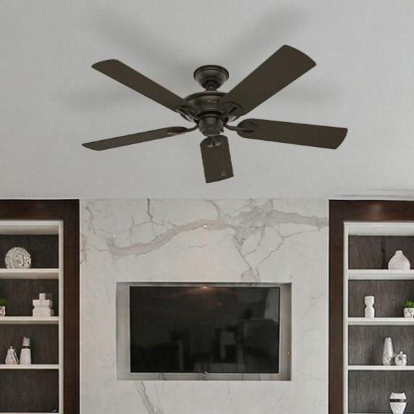 VENTILADOR DE TECHO 52" MARIBEL SIN LUZ PARA EXTERIOR BRONCE