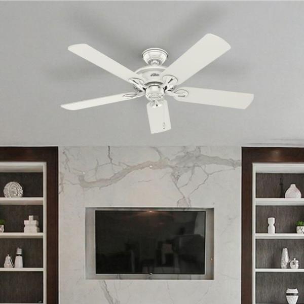 VENTILADOR DE TECHO MARIBEL 52" SIN LUZ PARA EXTERIOR BLANCO