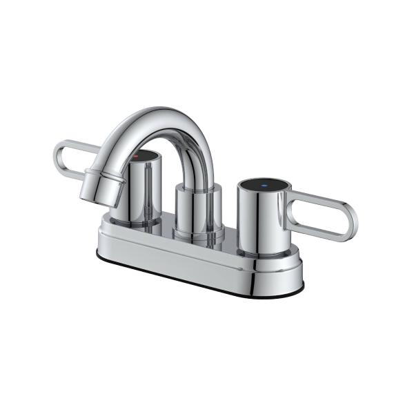LLAVE MEZCLADORA PARA BAÑO DUOMANDO 4 PULGADAS NOVA CROMO