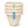 4 PACK MACETA FLORENCIA 5" CREMA