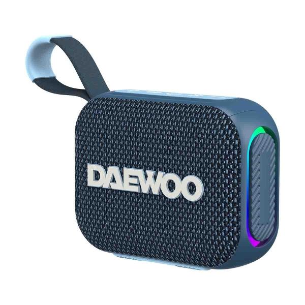 BOCINA HYDROX DAEWOO DW200 , IPX 7 , RADIO FM, BATERIA RECARGABLE, ILUMINACIÓN MULTICOLOR.