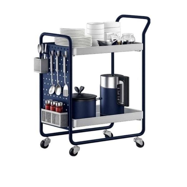 CARRITO ORGANIZADOR DE COCINA CON RUEDAS Y PANER PORTA UTENSILIOS