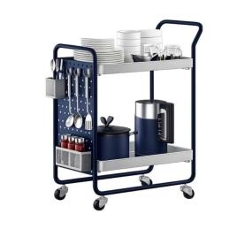 CARRITO ORGANIZADOR DE COCINA CON RUEDAS Y PANER PORTA UTENSILIOS