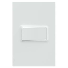 INTERRUPTOR SENCILLO 10AX 250V C+D3:D25 PLACA COLOR BLANCO
