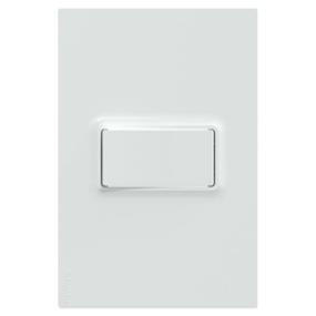 INTERRUPTOR DE 3 VIAS 10AX 250V CARTER SYS PLACA COLOR BLANCO
