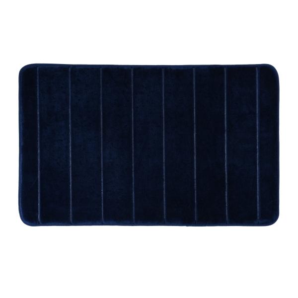 TAPETE DE BAÑO YALA 50X80CM AZUL MARINO