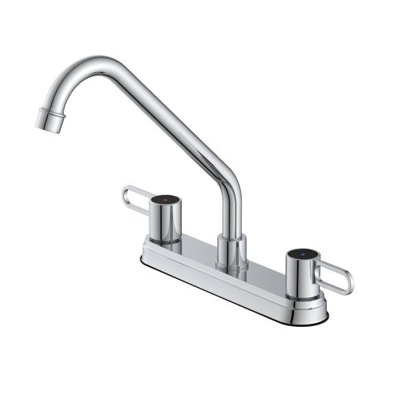 LLAVE MEZCLADORA DE COCINA DUOMANDO 8" CROMO
