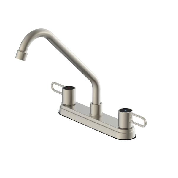 LLAVE MEZCLADORA DE COCINA DUOMANDO 8" NOVA NÍQUEL