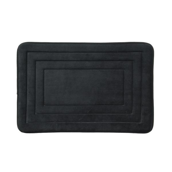 TAPETE DE BAÑO FLOU 40X60CM NEGRO