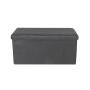 CUBO OTTOMAN DOBLE GRIS