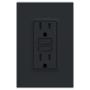 TOMA CORRIENTE DUPLEX US 2P+T 15A 127V GFCI NEGRO