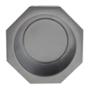 BOTE INTEGRAL LIGERO OCTAGONAL 12 X 8 CM PLATA